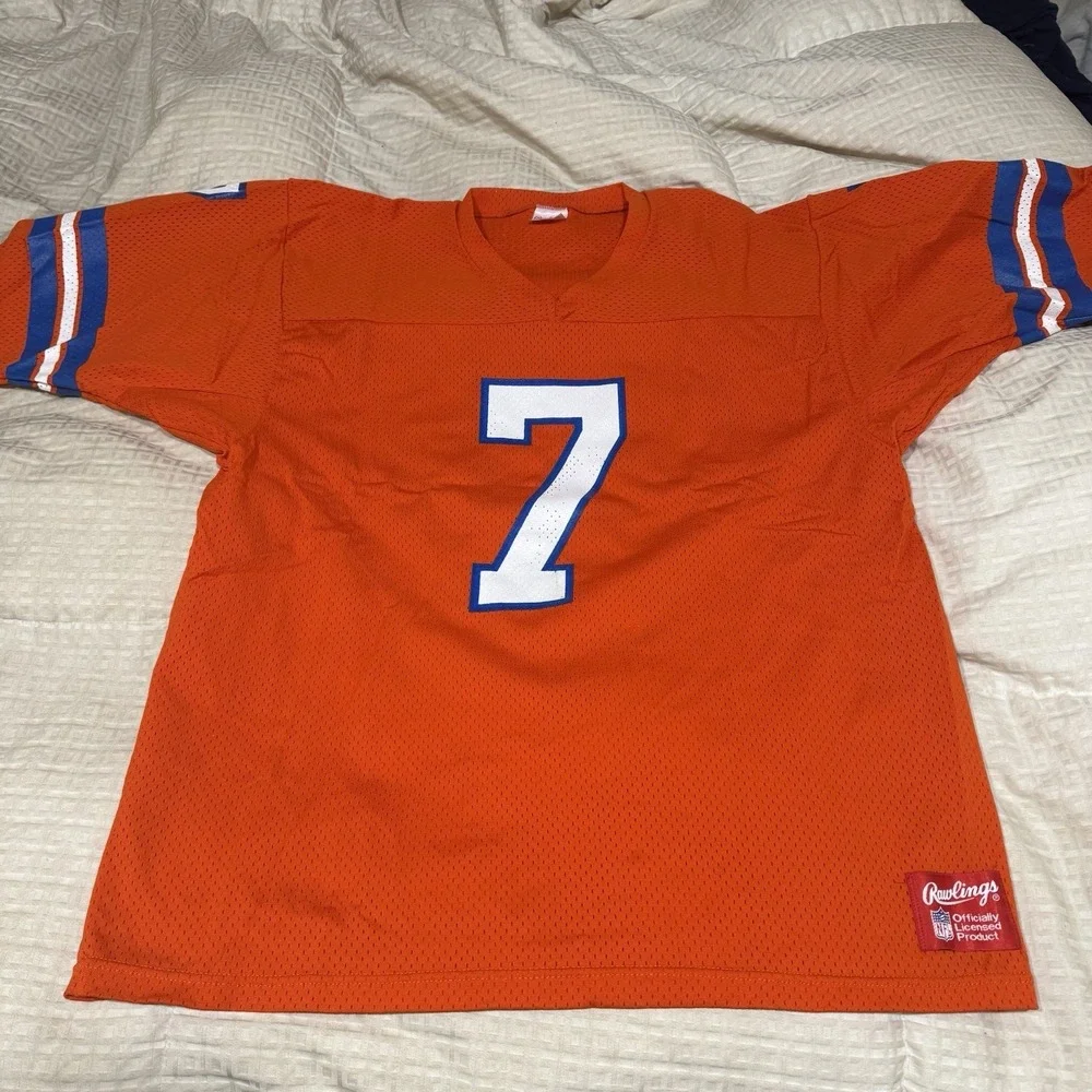Vintage Denver Broncos 80s Jersey John Elway Mesh Rawlings Football Mens X-Large